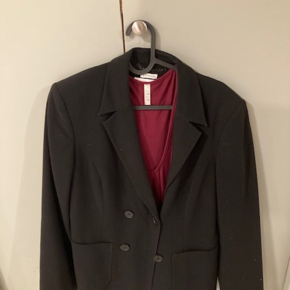 Calvin Klein Ladies Black Blazer Size 10